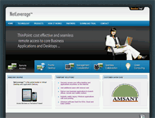 Tablet Screenshot of netleverage.com